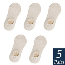 Load image into Gallery viewer, Women's Cotton Invisible No show Socks non-slip Summer Candy Solid Color Silicone Short Socks Fashion Cute Thin Ankle Boat Socks