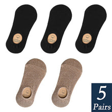 Load image into Gallery viewer, Women's Cotton Invisible No show Socks non-slip Summer Candy Solid Color Silicone Short Socks Fashion Cute Thin Ankle Boat Socks