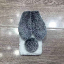 Load image into Gallery viewer, Rabbit Fur Case for Samsung galaxy J4 Plus 2018 J6 J5 J7 J2 Prime S10 S10E S10 Plus Lite Note 8 9 S8 S9 S7 S6 edge Bunny Case