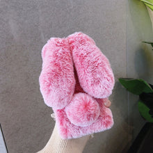 Load image into Gallery viewer, Rabbit Fur Case for Samsung galaxy J4 Plus 2018 J6 J5 J7 J2 Prime S10 S10E S10 Plus Lite Note 8 9 S8 S9 S7 S6 edge Bunny Case