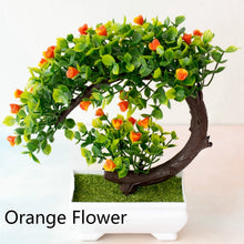 Load image into Gallery viewer, Multi Style Artificial Plants Bonsai Small Tree Pot Plants Fake Flowers Potted Ornaments for Home Decoration Hotel Garden Decor