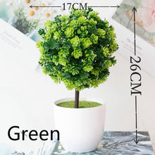 Load image into Gallery viewer, Multi Style Artificial Plants Bonsai Small Tree Pot Plants Fake Flowers Potted Ornaments for Home Decoration Hotel Garden Decor