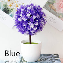 Load image into Gallery viewer, Multi Style Artificial Plants Bonsai Small Tree Pot Plants Fake Flowers Potted Ornaments for Home Decoration Hotel Garden Decor