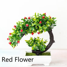 Load image into Gallery viewer, Multi Style Artificial Plants Bonsai Small Tree Pot Plants Fake Flowers Potted Ornaments for Home Decoration Hotel Garden Decor