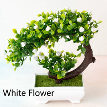 Load image into Gallery viewer, Multi Style Artificial Plants Bonsai Small Tree Pot Plants Fake Flowers Potted Ornaments for Home Decoration Hotel Garden Decor