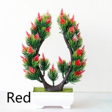 Load image into Gallery viewer, Multi Style Artificial Plants Bonsai Small Tree Pot Plants Fake Flowers Potted Ornaments for Home Decoration Hotel Garden Decor