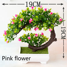 Load image into Gallery viewer, Multi Style Artificial Plants Bonsai Small Tree Pot Plants Fake Flowers Potted Ornaments for Home Decoration Hotel Garden Decor
