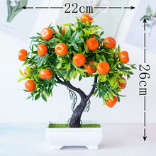 Load image into Gallery viewer, Multi Style Artificial Plants Bonsai Small Tree Pot Plants Fake Flowers Potted Ornaments for Home Decoration Hotel Garden Decor