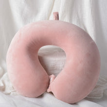 Load image into Gallery viewer, Memory foam u-shaped pillow Slow rebound Neck pillow Nap Airplane pillow travel Cartoon memory u-shaped headrest long trip