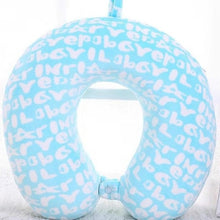 Load image into Gallery viewer, Memory foam u-shaped pillow Slow rebound Neck pillow Nap Airplane pillow travel Cartoon memory u-shaped headrest long trip