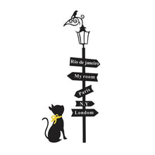 Load image into Gallery viewer, Cats Street Decoration pillow Home Decoration Lamp Lights Stickers Wall Decal Removable Art Vinyl Decor