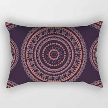 Load image into Gallery viewer, Beauty mandala pattern pillow cases rectangle bedroom pillow cases high quality thick travel pillow cover size 50*30cm