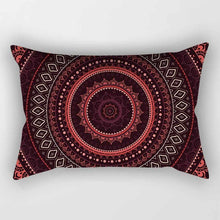 Load image into Gallery viewer, Beauty mandala pattern pillow cases rectangle bedroom pillow cases high quality thick travel pillow cover size 50*30cm