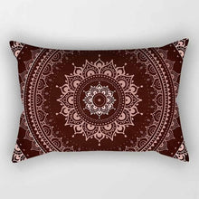 Load image into Gallery viewer, Beauty mandala pattern pillow cases rectangle bedroom pillow cases high quality thick travel pillow cover size 50*30cm