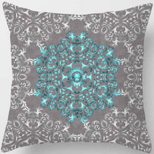Load image into Gallery viewer, Hot sale square pillow case mandala flowers Creative design many patterns pattern case pillow cover 45*45cm