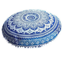 Load image into Gallery viewer, Indian Mandala Pillows Round Bohemian Home Pillows Cover Case Decorative Pillows For Home Living Seat Cover Home Textile