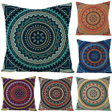 Load image into Gallery viewer, Bohemian Mandala Linen Throw Pillow Case Cushion Cover Home Bed Sofa Car Decor