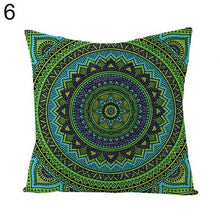 Load image into Gallery viewer, Bohemian Mandala Linen Throw Pillow Case Cushion Cover Home Bed Sofa Car Decor