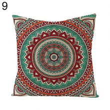 Load image into Gallery viewer, Bohemian Mandala Linen Throw Pillow Case Cushion Cover Home Bed Sofa Car Decor