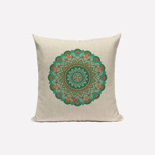 Load image into Gallery viewer, Throw Pillow Case Cotton Retro Mandala Pillowcase Moroccan Boho Decorative 45*45 40*40 Bohemian Yellow fur Linen Cushion Cover