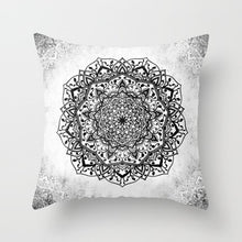 Load image into Gallery viewer, 45*45CM pillow case Ethnic wind mandala peach leather printed pillowcase Square decorative pillowcase