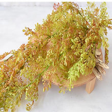Load image into Gallery viewer, 80cm Soft Plastic Wall Hang Artificial Plant 9 Fork Branch Moss Leaf Vine Garland Fake Plants Wedding Home Decor Green