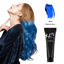 Load image into Gallery viewer, Punk Style Fashion Salon Hair Dye Cream Silver Grey Blue Red Green Color Dye Products Hair Dye Permanent Not Hurt Hair Fast