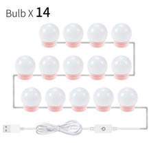 Load image into Gallery viewer, Wall Lamp LED Makeup Mirror Vanity Hollywood Style Led Light Bulbs 16W Led Lamp Touch Switch USB Cosmetic Lighted Dressing table