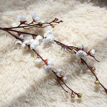Load image into Gallery viewer, 3pcs Artificial Flowers Cherry Blossom Bridal Decor Flowers Bouquet Silk Fake Flowers Decoration Wedding Decorative DIY