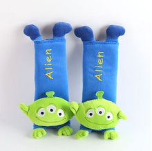 Load image into Gallery viewer, Yi KA 2pcs cute Cartoon Car Sefety Seat Belt cover Child isofix Seat belt Shoulder Pad Protection Plush Padding Auto Accessories