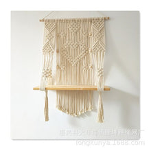 Load image into Gallery viewer, Macrame Fringed Tapestry Plant Hanger Wall Hangings Hanging Planter Hand-woven Decoracion Hogar Basket Plant Holder
