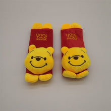 Load image into Gallery viewer, Yi KA 2pcs cute Cartoon Car Sefety Seat Belt cover Child isofix Seat belt Shoulder Pad Protection Plush Padding Auto Accessories
