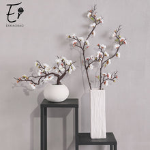 Load image into Gallery viewer, Erxiaobao Pink White Red Wintersweet Plum Blossom Artificial Flowers Fake Cherry Silk Plants Party Wedding Home Decor
