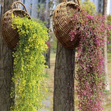 Load image into Gallery viewer, Artificial Hanging Ivy Fake Foliage Leaf Flowers Plants Pot Basket Garden Home Party Decor Realistic Wisteria Garland
