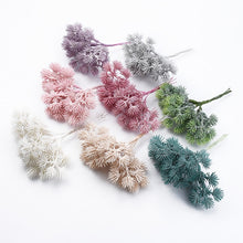 Load image into Gallery viewer, 6PCS Artificial plants wholesale wedding bridal accessories clearance home decor christmas wreath diy gifts fake leaf Gypsophila
