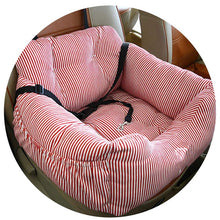 Load image into Gallery viewer, Pet Safety Seat Comfortable breathable Outdoors Travel Car Carrier Dog bed Mat Blanket Pet Car Seat Bag

