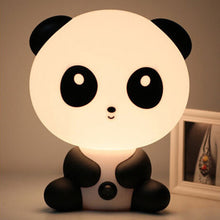 Load image into Gallery viewer, EU/ US Plug Animal Reading Table Lamps For Children LED Night Light Cartoon Panda Unicorn Bedroom Bedside Decoration Lights
