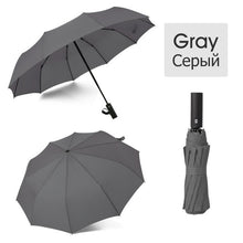 Load image into Gallery viewer, Strong Wind Resistant 3Folding Automatic Umbrella Men Parasol Women Rain 12Ribs Large Umbrellas Business Gift Portable Paraguas
