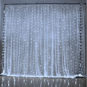 Curtain Garlands Strip Party Lights 6M x 3M 600 LED