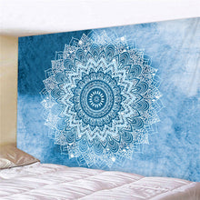 Load image into Gallery viewer, Mandala Polyester 180*230cm Square Tapestry Wall Hanging Carpet Throw Yoga Mat for Home Bedroom Decoration
