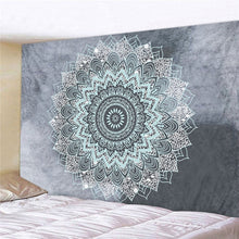 Load image into Gallery viewer, Mandala Polyester 180*230cm Square Tapestry Wall Hanging Carpet Throw Yoga Mat for Home Bedroom Decoration
