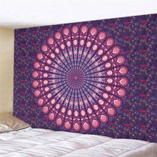 Load image into Gallery viewer, Mandala Polyester 180*230cm Square Tapestry Wall Hanging Carpet Throw Yoga Mat for Home Bedroom Decoration
