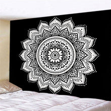 Load image into Gallery viewer, Mandala Polyester 180*230cm Square Tapestry Wall Hanging Carpet Throw Yoga Mat for Home Bedroom Decoration
