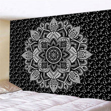 Load image into Gallery viewer, Mandala Polyester 180*230cm Square Tapestry Wall Hanging Carpet Throw Yoga Mat for Home Bedroom Decoration

