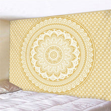 Load image into Gallery viewer, Mandala Polyester 180*230cm Square Tapestry Wall Hanging Carpet Throw Yoga Mat for Home Bedroom Decoration
