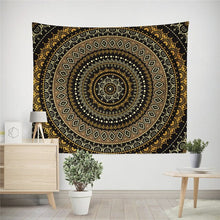 Load image into Gallery viewer, Mandala Polyester 180*230cm Square Tapestry Wall Hanging Carpet Throw Yoga Mat for Home Bedroom Decoration
