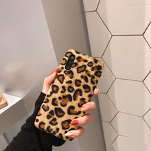 Load image into Gallery viewer, Leopard Print Warm Plush Phone Case For Xiaomi Mi A3 9T A1 A2 9 8 SE Lite CC9 CC9E 5X 6X Redmi 5 Plus K20 redmi Note 7 Pro Case
