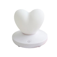 Load image into Gallery viewer, LED Touch Control Table Lamp USB Rechargable girl Modeling lamp Energy saving Romantic Love Heart shape Decoration Night Light
