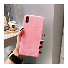 Load image into Gallery viewer, For Huawei Mate 30 Pro V9 V10 P10 P20 P30 Pro Honor 9 10 8x 9x 20 Case Winter Warm Teddy Fur Hairy Fuzzy Plush Soft Fluffy Case
