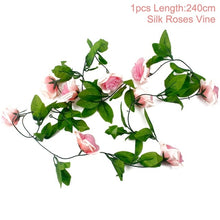 Load image into Gallery viewer, FENGRISE 80cm 1pcs Artificial Flowers Vine Ivy Leaf Fake Plant Artificial Plants Green Garland Home Wedding Party Decoration
